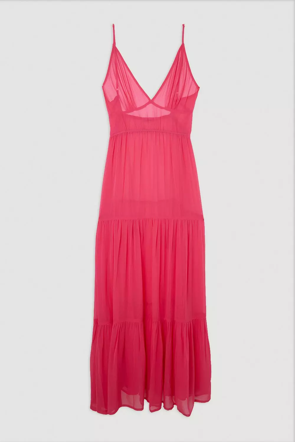 Viscose Georgette Woven Beach Maxi Dress | Karen Millen